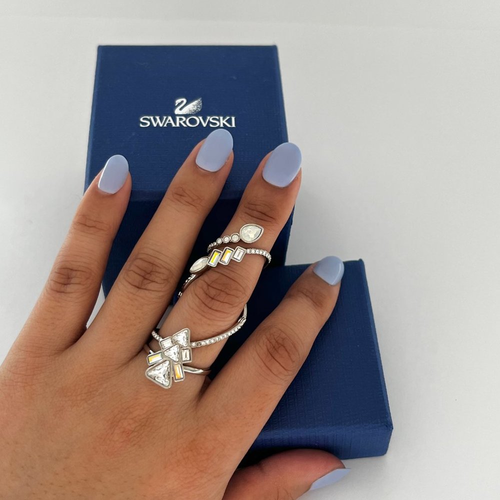 SWAROVSKI Crystal Festivity Long Ring (Size 55, US 6.75) - Picture 2 of 14